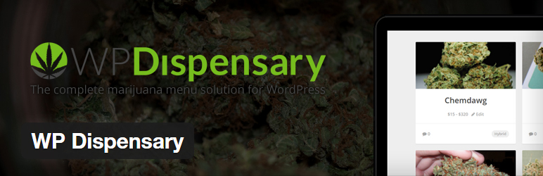 WP Dispensary menu management plugin for WordPress