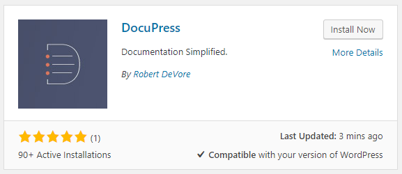 DocuPress - documentation plugin for WordPress