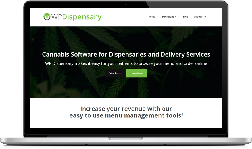 WP Dispensary - Cannabis menu software for WordPress